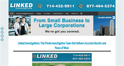 Desktop Screenshot of linkedinvestigations.com